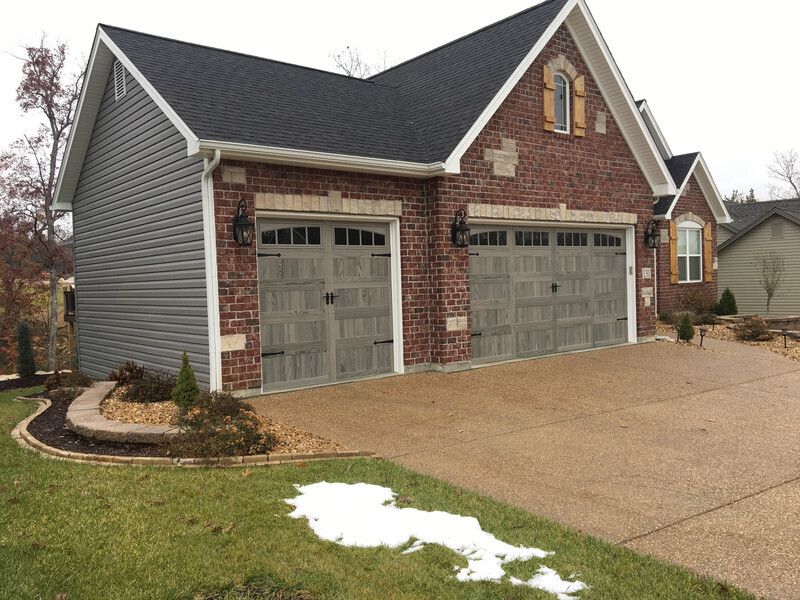 Long Stamped Carriage Driftwood with Arched Madison