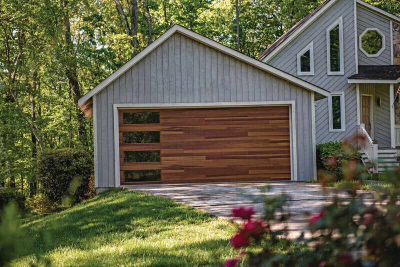 Plank Door side windows